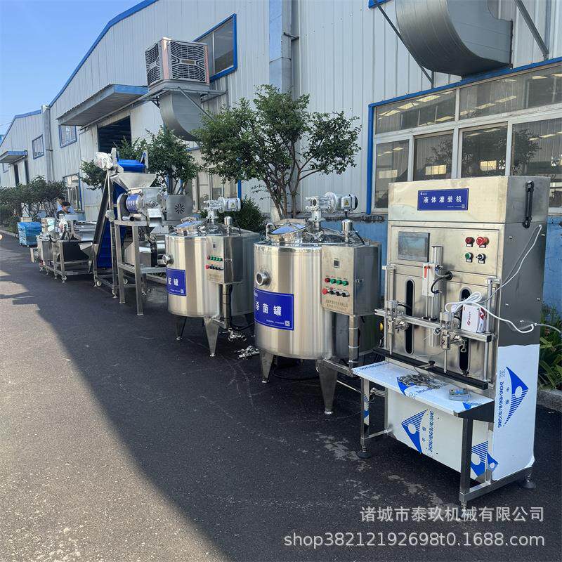 州栖枇杷汁加工机器青梅塘果汁加果蔬加工设备