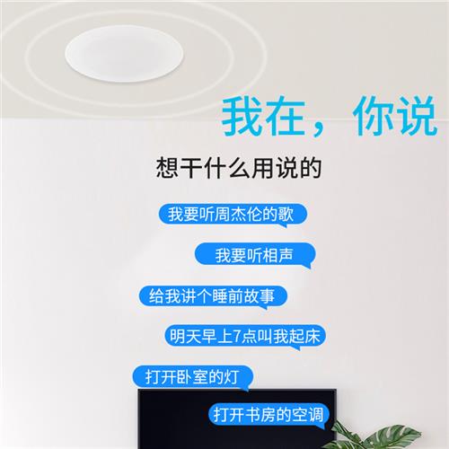 小爱Pro无线WIFI吸顶音响智能蓝牙吊顶音箱语音声控嵌入天花喇叭