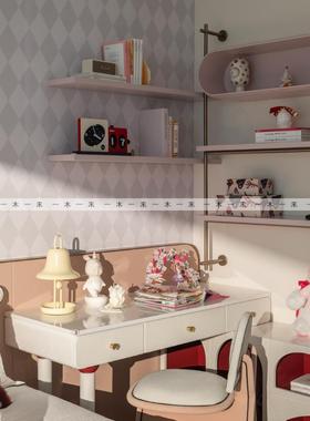 现代样板间儿童房女孩房创意香薰蜡烛毛绒玩具公仔玩偶摆件组合