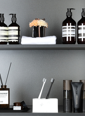 样板房卫生间装饰品摆件洗护用品洗衣房摆件卫浴套装阳台柜软装饰