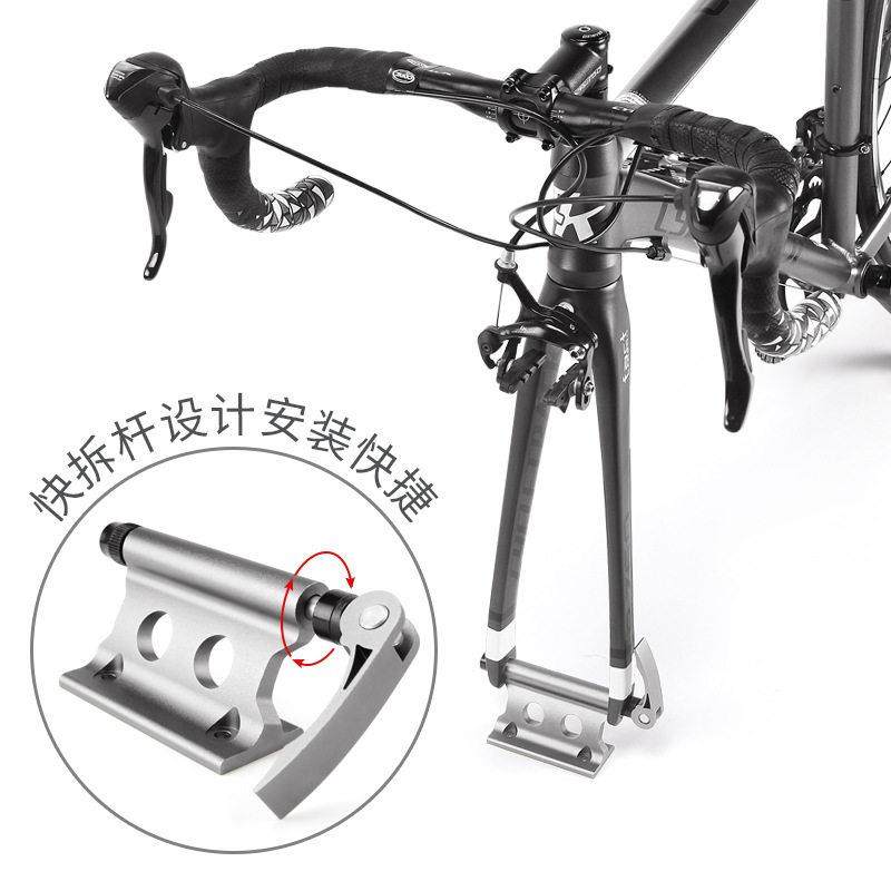 公路登山自行车停车架前叉快拆固定夹汽车行李架SUV后备箱载车架