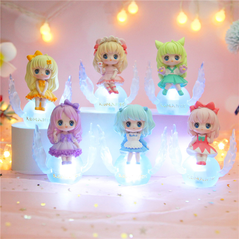 动漫儿童盲盒女孩网红2022新款公主手办公仔玩具生日礼物女生摆件
