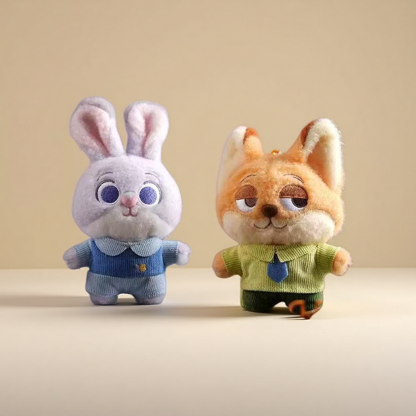 玩具网红爆款疯狂动物城警官朱迪尼克公仔挂件毛绒钥匙扣娃娃玩偶