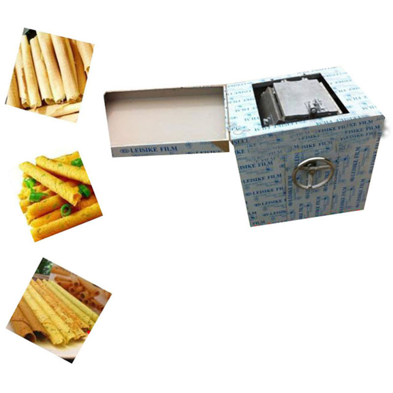 厂家热卖六面商用全自动小型蛋卷机 鸡蛋卷机 休闲甜点蛋卷机