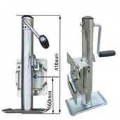 承重1200磅带底板侧轮手动侧摇房车游艇拖车千斤顶支撑平衡支腿