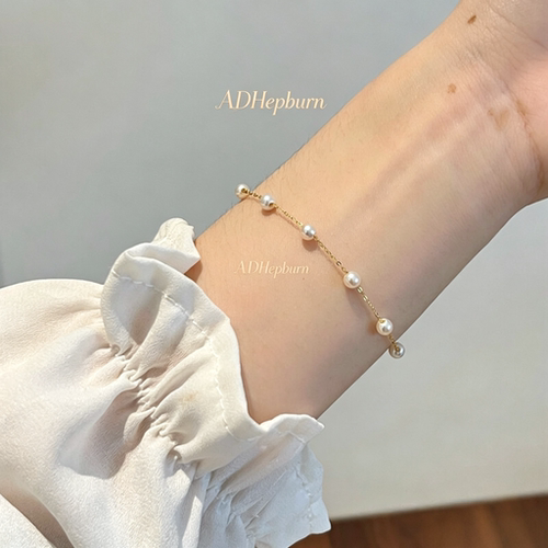A.DHepburn强光淡水珍珠手链轻奢