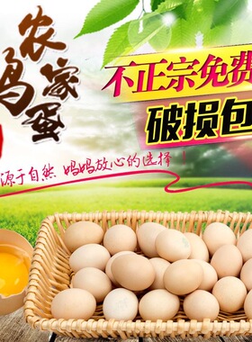 正宗土鸡蛋农家散养新鲜孕妇儿童辅食富硒农村笨鸡蛋虫草蛋立夏蛋