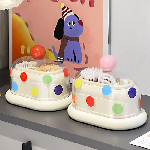 多巴胺牙签盒轻奢高级牙签筒