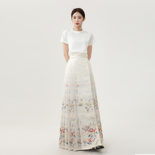 星河汉歌马面裙套装女汉服半身裙