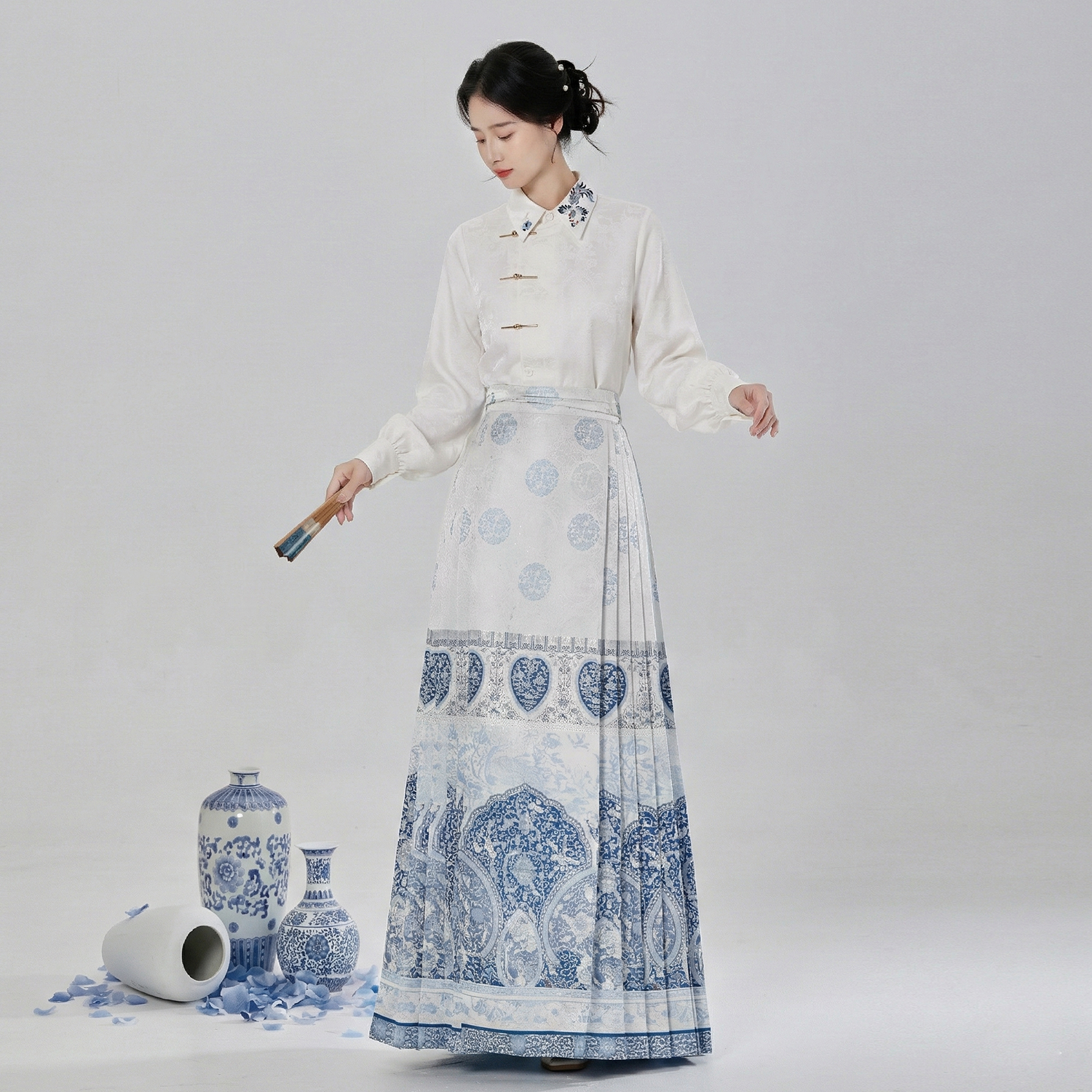 星河汉歌青花瓷马面裙明制