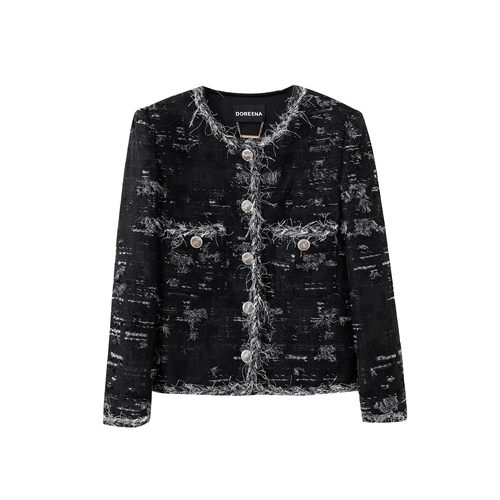 【DOREENA】2025秋冬新款小香风短外套女 深圳南油高定系列