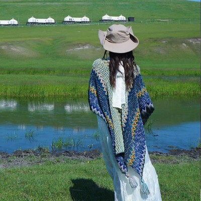 民族风披肩丽江复古女新疆云南