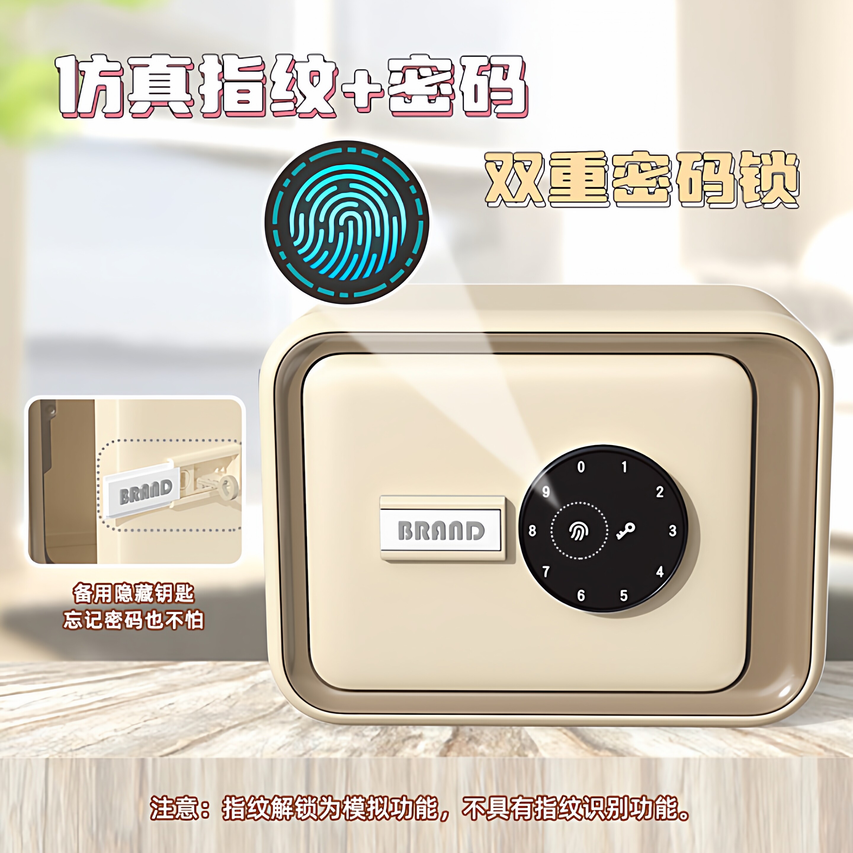 儿童密码箱保险柜创意智能家用小型大容量实用可存可取储蓄存钱罐