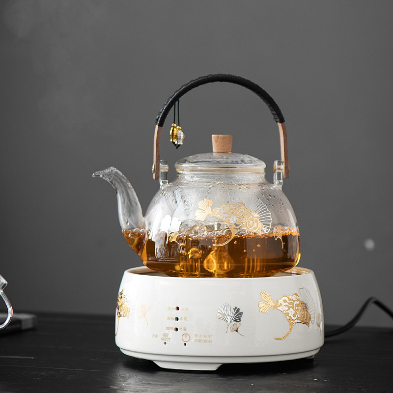 电热炉煮茶泡茶壶围炉厨房加热泡茶炉煮茶器新款触摸咖啡家用小电