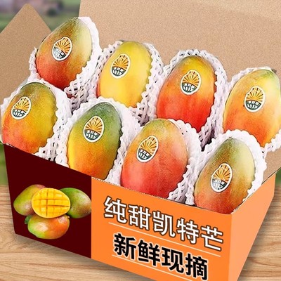 四川攀枝花凯特芒果5斤纯甜