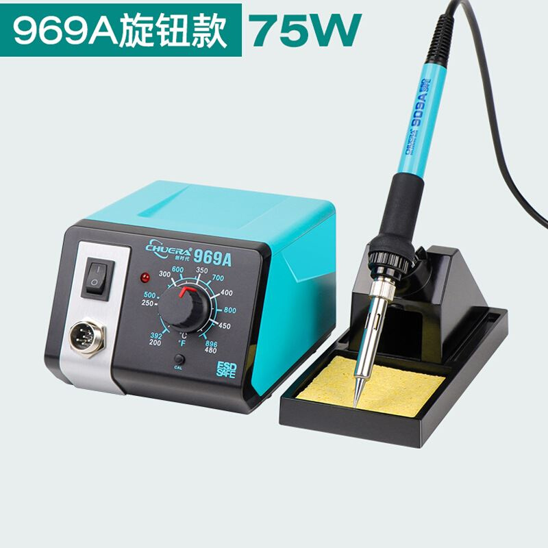 69AD数显恒温焊台防静电x75W电烙铁升温迅速可休眠线路板新品