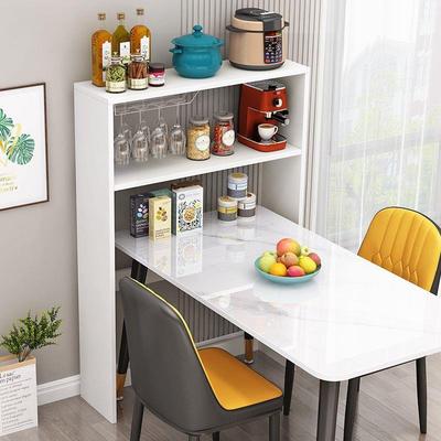 边柜置物架餐桌旁置物架夹缝柜落地整理储物零食摆件收纳架子可定