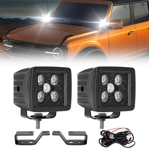 适用于2021+烈马 A-Pillar light mounting bracket A柱支架+灯