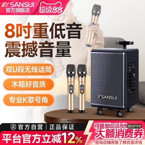 山水TE06户外广场舞音响蓝牙音箱
