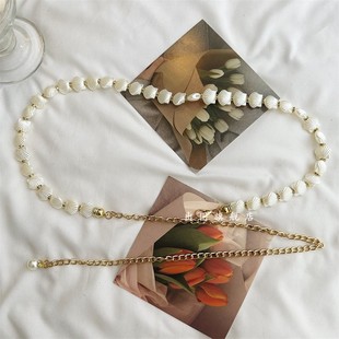 腰链配饰装饰连衣裙衬衫气质2025新款收腰细链条百搭夏季腰带女潮