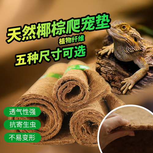 天然乌龟蜥蜴保湿椰棕垫