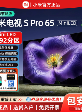 小米电视2026款 S Pro 65英寸Mini LED 330Hz超高刷 广视角低反屏