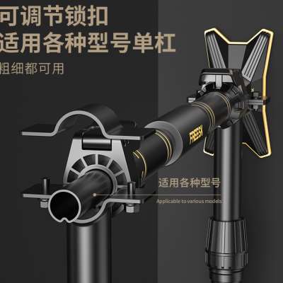 单杠室内家用儿童免打孔引体向上器小孩门上吊环单杆家用健身器材