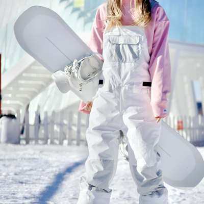 单板背带滑雪裤女 单板双板防水 滑雪服卫衣男女情侣款滑雪装备