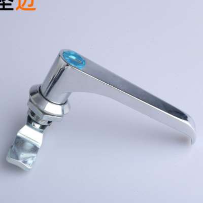 MS324-1-2电柜锁执手锁 L型柜门把手锁 工业机箱柜门锁配电箱门锁