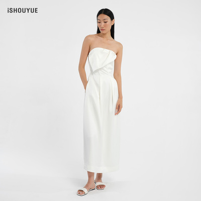 iSHOUYUE重磅醋酸缎轻奢连衣裙