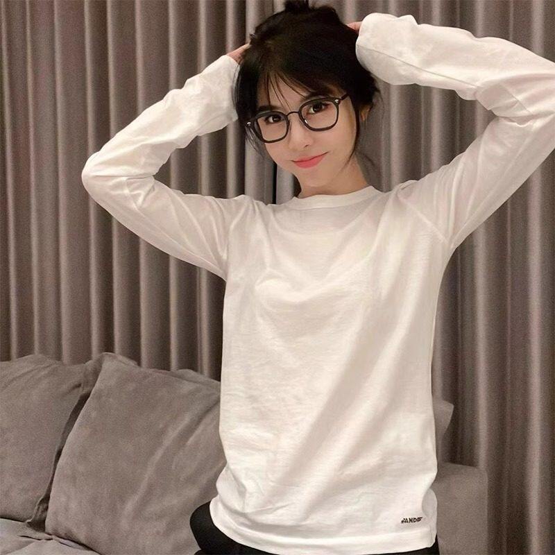 欧货小众白色打底衫女2026春季新款设计感洋气长袖T恤内搭上衣潮
