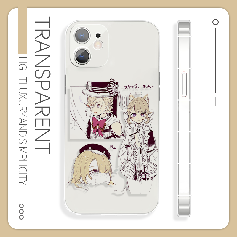 原神各样性格的林尼兄妹卡通苹果15手机壳二次元适用于15pro小米10OPPOa59红米k40荣耀90iQOO15华为mate60pro