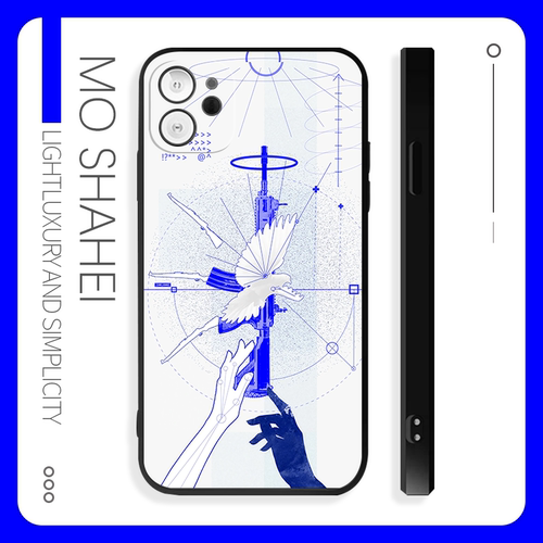 苹果华为oppo小米三星抽象手机套