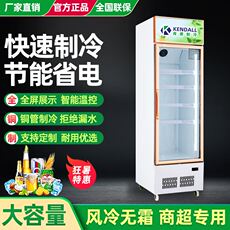Складные машины 单门双门三门啤酒展示柜 大容量立式直冷超市便利店 饮料柜