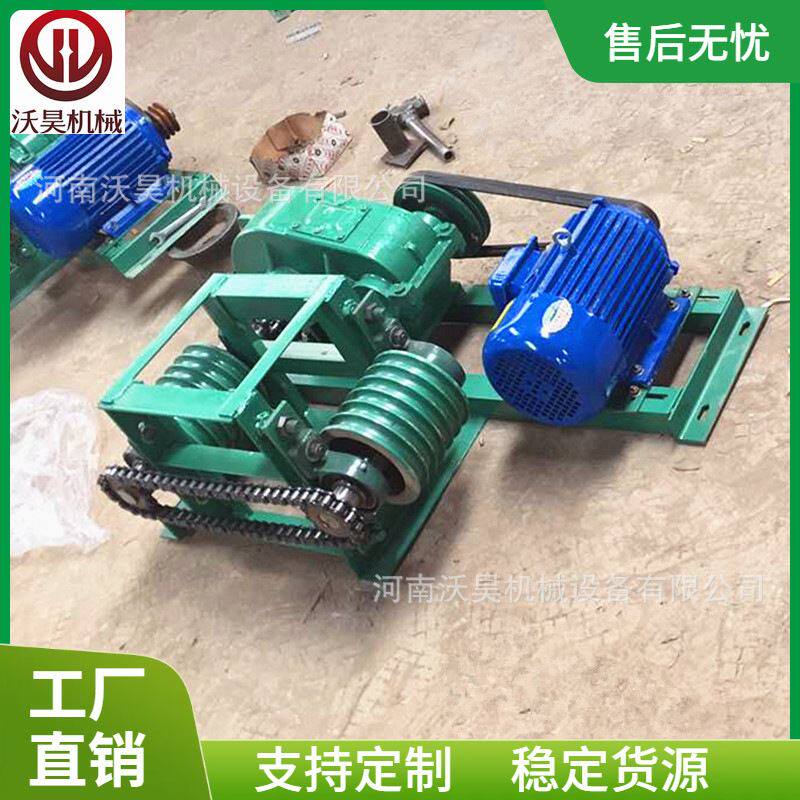 禽畜粪便清理设备电动牵引式清粪机蛋鸡养殖一拖三刮粪机