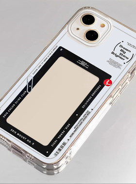 明星小卡适用於IQOO15手机保护壳vivoiqoo13pro拍立得12透明新款11S可放照片的10情侣9相框8小众7传奇版创意5