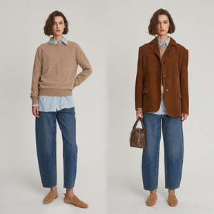 ROC 显瘦镰刀裤 土耳其棉牛仔裤 百搭香蕉裤 经典 LIAC