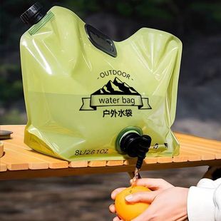 户外便携式水袋食品级露营储水袋软装水袋大容量加厚徒步饮用水袋