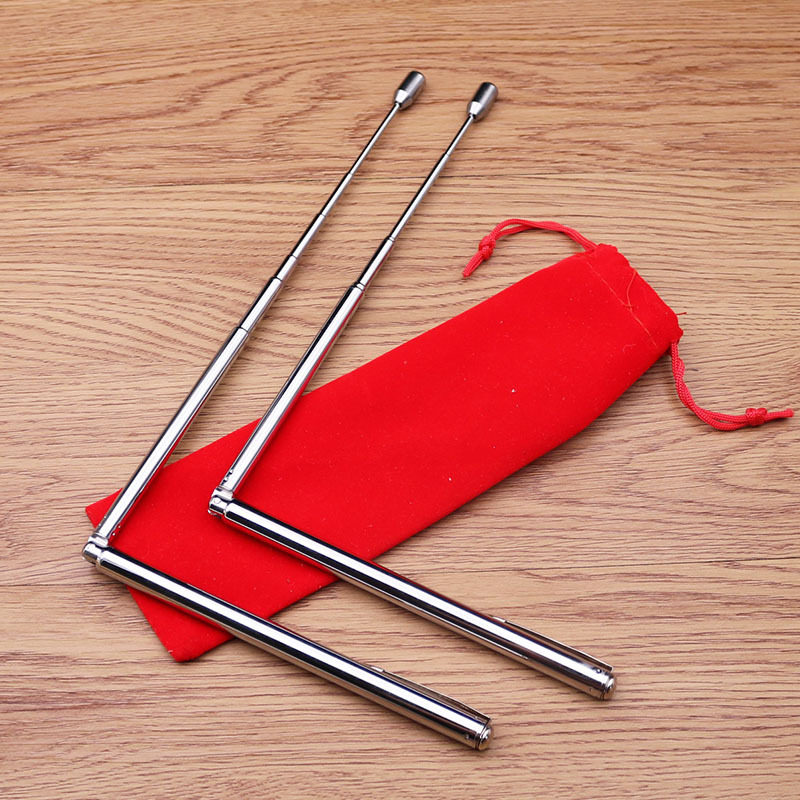 深圳不锈钢天线伸缩式折叠寻龙尺一对