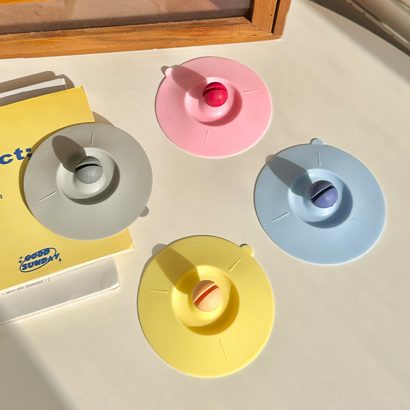 可爱通用杯子硅胶盖陶瓷杯马克杯