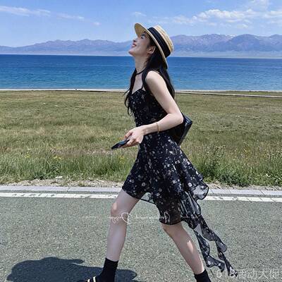 【Hello Summer】〖花满溪〗衣长胸围看图三 碎花吊带裙