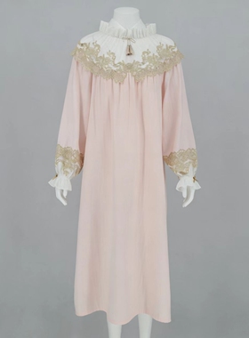 【奥莱瑕疵】嘉德丽亚亲肤棉可外穿经典款居家睡裙CIW4B913C1