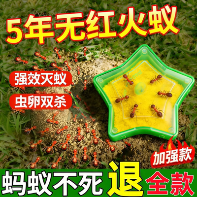 红火蚁药全窝杀除灭红蚂蚁药端农用菜地非无毒杀虫剂家用户外专用