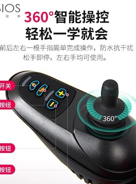 电动轮椅折叠轻便智能全自u动便携老人代步车老年人残疾人手推车