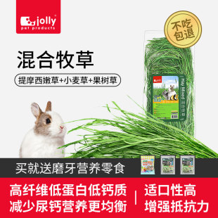 Jolly提摩西草小麦草果树草 混合牧草兔子龙猫荷兰猪龙猫营养干草