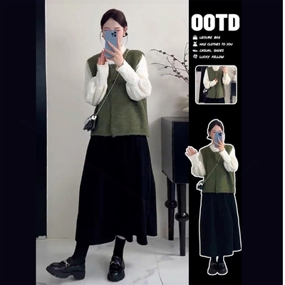 室原创大码春秋一整套新款胖MM半