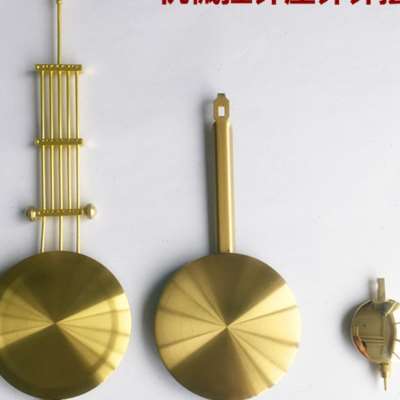 机械钟表配件老式发条钟摆挂钟座钟摇摆中式摆钟金属摆复古钟维修