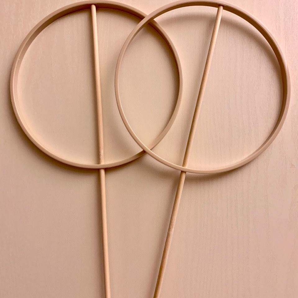 蚕丝扇子骨架蚕宝宝吐丝扇子自制蚕丝扇diy框架骨架扇子团扇骨架