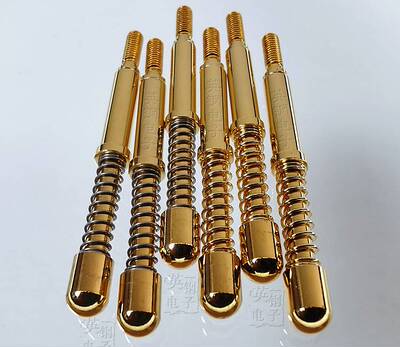 4.2身圆头大电流老化探针 HRS420D500测试针 48.2弹簧针 球头15A