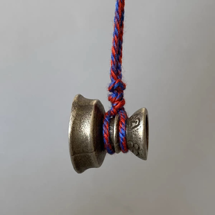 藏式利马铜手工制作小号古朴酥油灯西藏文玩吊坠挂件摆件包挂侧挂